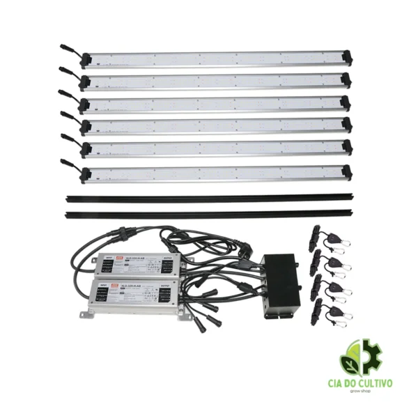 Painel LED Quantum Board LM301H EVO 650W - Espectro Completo (IR + UV + Full Spectrum) + Fonte MeanWell - Image 2